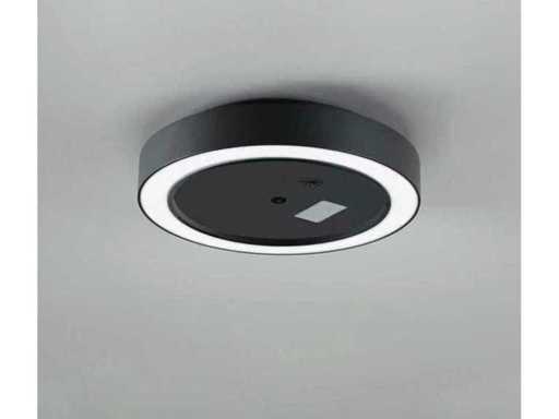 2 x Intec Kamera LED Zoom Anthrazit IP54